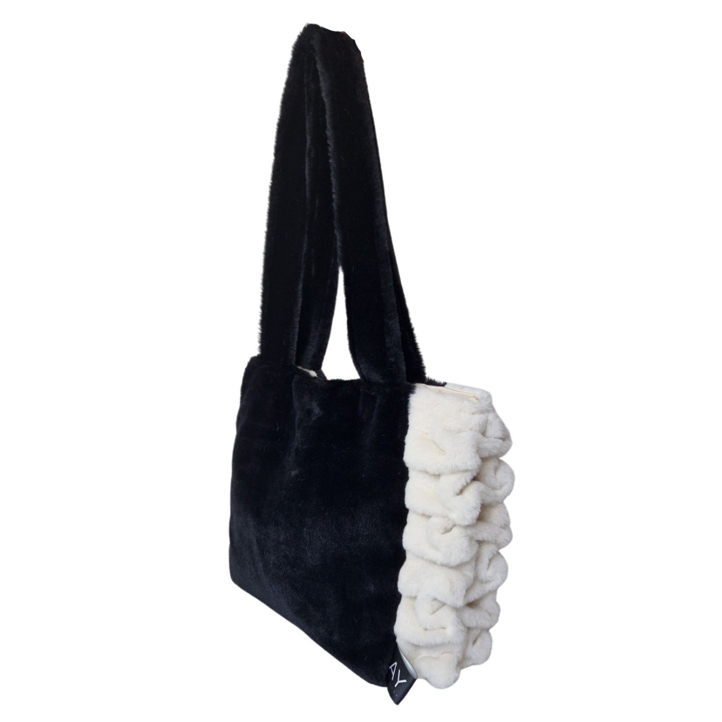 LUNA Handbag - Black & Cream