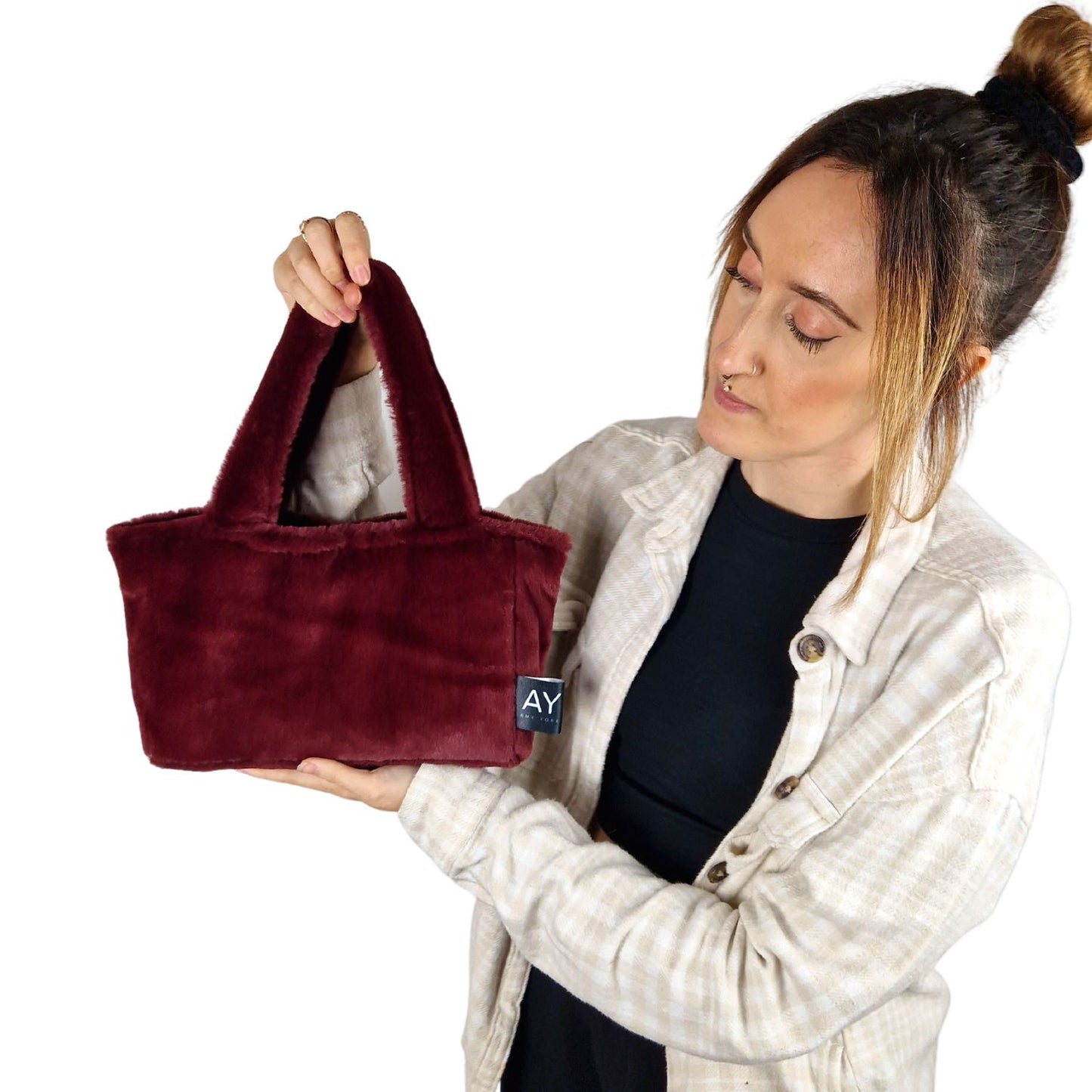 BELLA Mini-handbag - Burgundy